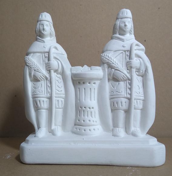 Imagem Cosme e Damião Escultura do São Cosme e São Damião