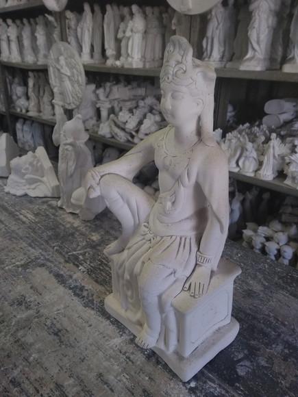 Imagem Deus Blama Escultura em Gesso para Pintar