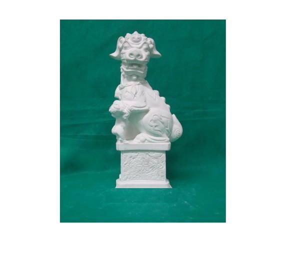 Imagem Dragão Chines Grande em Gesso Cru para Pintar