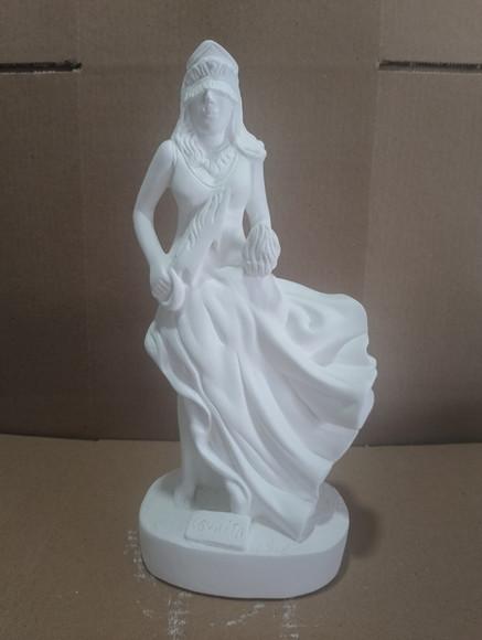 Imagem Egunitá Escultura Egunita Orixás do Candomblé Gesso