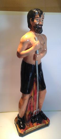 Imagem Exu Lúcifer Escultura Lucifer sem Capa Grande 63cm
