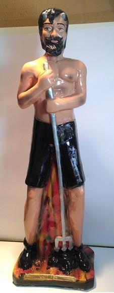 Imagem Exu Lúcifer Escultura Lucifer sem Capa Grande 63cm