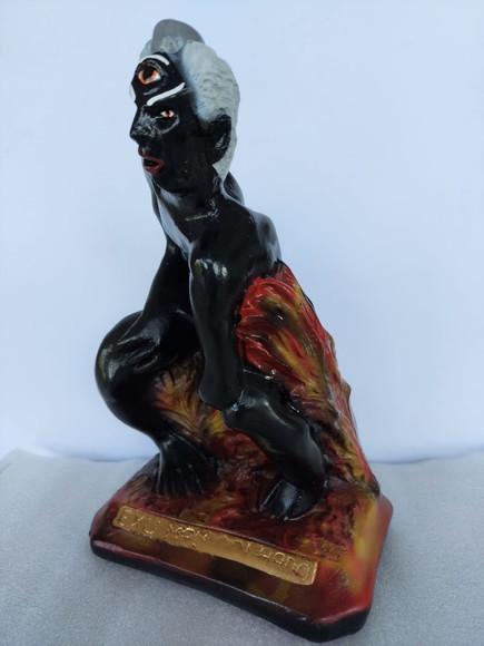 Imagem Exu Mau Olhado Escultura Pintura Personalizada do Exu