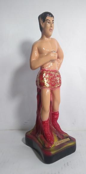 Imagem Exu Mirim Escultura 100% em Gesso Natural Estatua