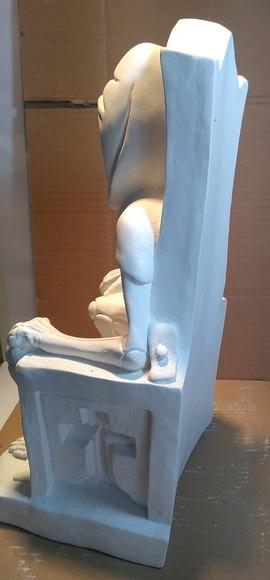 Imagem Exu Tata Caveira Escultura Tata Caveira Grande 39cm
