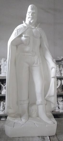 Imagem Exu Tranca Rua das Almas Escultura Grande com 60cm
