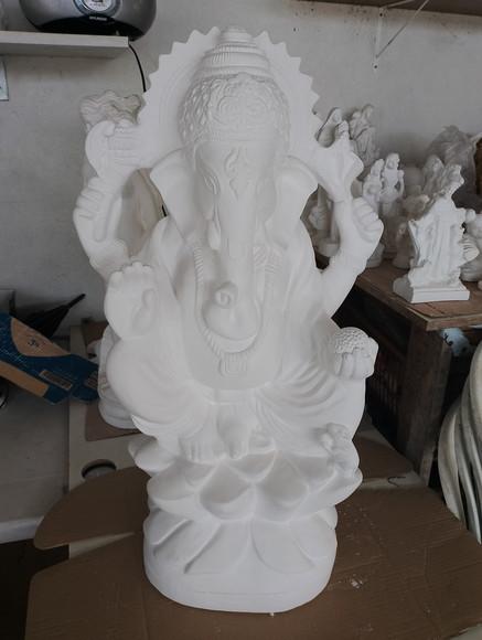Imagem Ganesha Escultura Ganesha Grande com 75cm