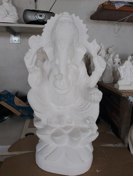 Imagem Ganesha Escultura Ganesha Grande com 75cm