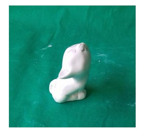 Imagem Gato Siames Escultura em Gesso Cru para Pintar