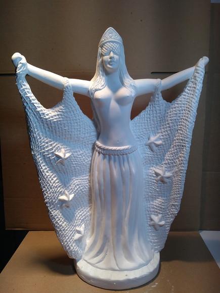 Imagem Iemanjá Escultura Yemanja dos Orixás do Candomblé