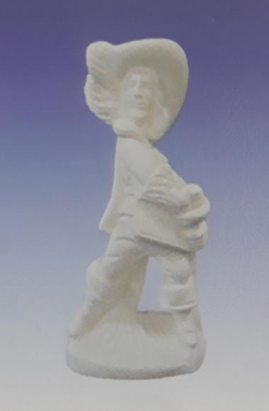 Imagem Mosqueteiro Escultura para Pintar em Gesso Cru