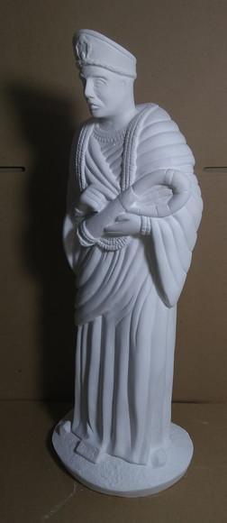 Imagem Nanã em Gesso Cru para Pintar Orixá do Candomblé