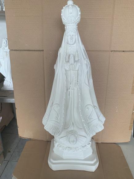 Imagem Nossa Senhora Aparecida Escultura em Gesso Cru 60cm