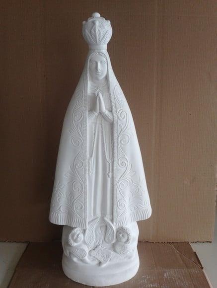 Imagem Nossa Senhora Aparecida Escultura Grande com 60cm