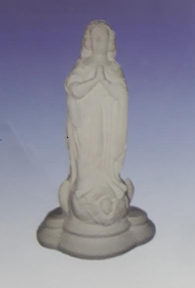 Imagem Nossa Senhora Barroca Grande em Gesso Cru para Pintar