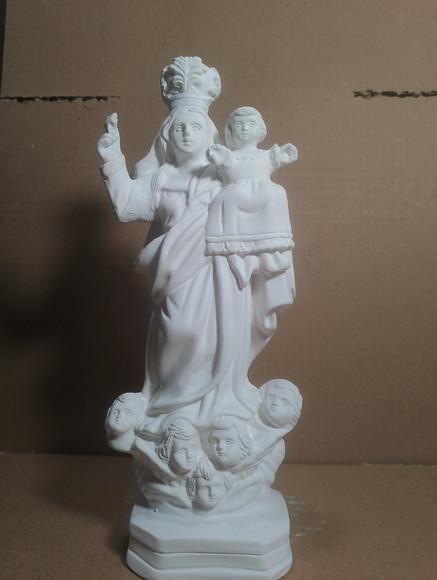 Imagem Nossa Senhora da Guia Escultura N Sra Guia Barroca