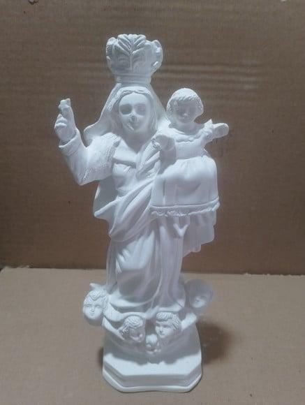 Imagem Nossa Senhora da Guia Escultura N Sra Guia Barroca