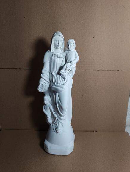 Imagem Nossa Senhora da Saúde Escultura N Sra Saude Gesso