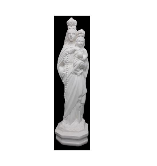 Imagem Nossa Senhora do Rosário em Gesso para Pintar