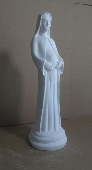 Imagem Nossa Senhora Gravida Escultura Santa Gravida 23cm