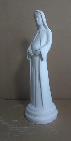 Imagem Nossa Senhora Gravida Escultura Santa Gravida 23cm