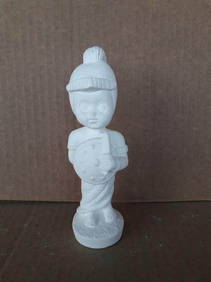 Imagem Ogum Baby Escultura em Gesso para Pintar Como Desejar