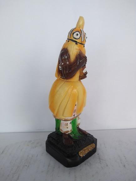 Imagem Omulu Escultura Orixá Omulu em Gesso Natural 20cm