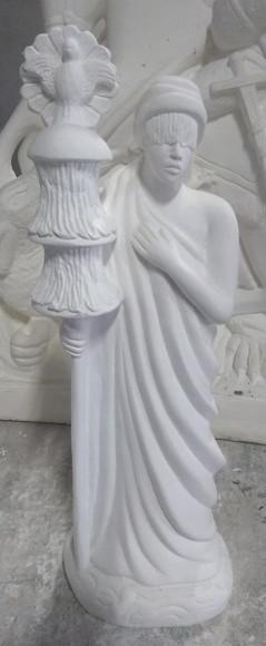 Imagem Oxaguian Escultura Oxalufan Novo Orixás Candomble