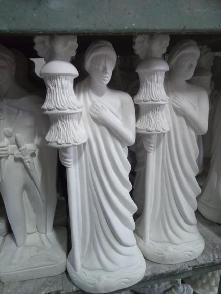 Imagem Oxaguian Escultura Oxalufan Novo Orixás Candomble
