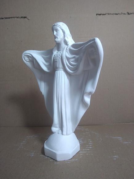 Imagem Oxalá Escultura Cristo Redentor de Braços Abertos