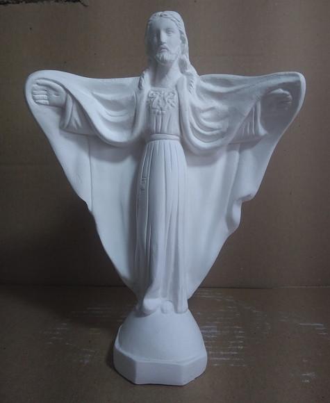 Imagem Oxalá Escultura Cristo Redentor de Braços Abertos