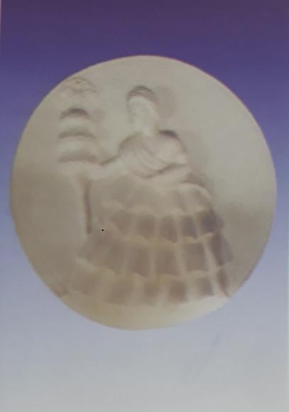 Imagem Oxalufan Escultura Placa de Parede Oxaguian Orixas