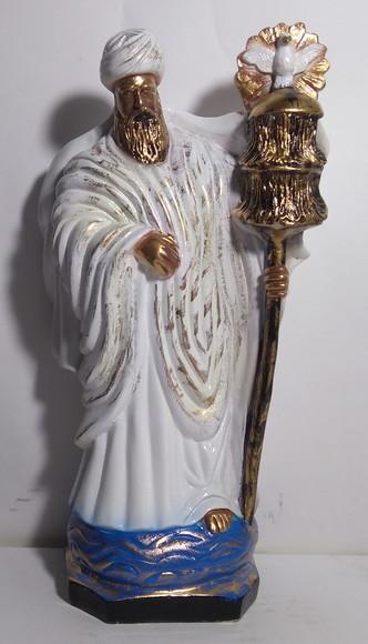 Imagem Oxalufan Escultura Orixá Oxalufã Gesso Natural Nova