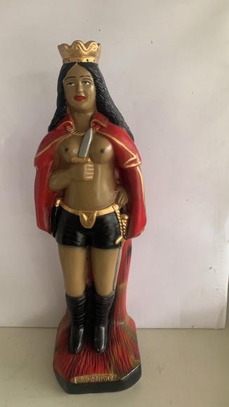 Imagem Pomba Gira Maria Quitéria Escultura 100% em Gesso