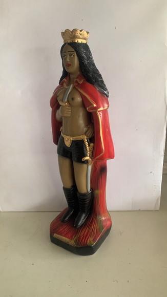 Imagem Pomba Gira Maria Quitéria Escultura 100% em Gesso