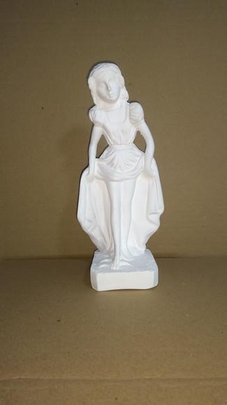 Imagem Pomba Gira Ritinha Escultura em Gesso Cru para Pintar