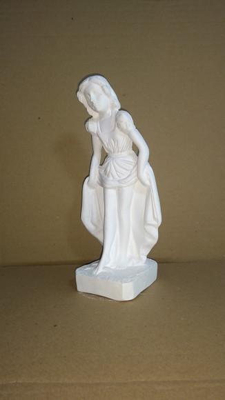 Imagem Pomba Gira Ritinha Escultura em Gesso Cru para Pintar