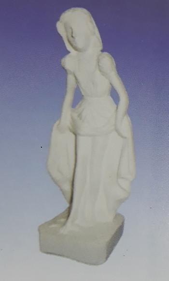 Imagem Pomba Gira Ritinha Escultura em Gesso Cru para Pintar