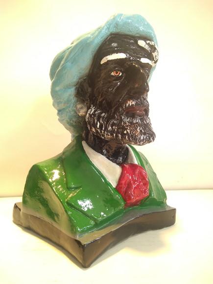 Imagem Preto Velho Pai Jacob Escultura do Busto em Gesso