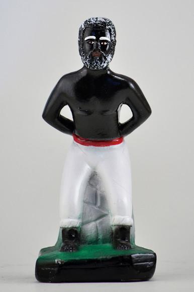 Imagem Preto Velho Pai José de Angola Escultura em Gesso