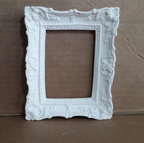 Imagem Quadro de Parede Retangular Emgesso Cru para Pintar