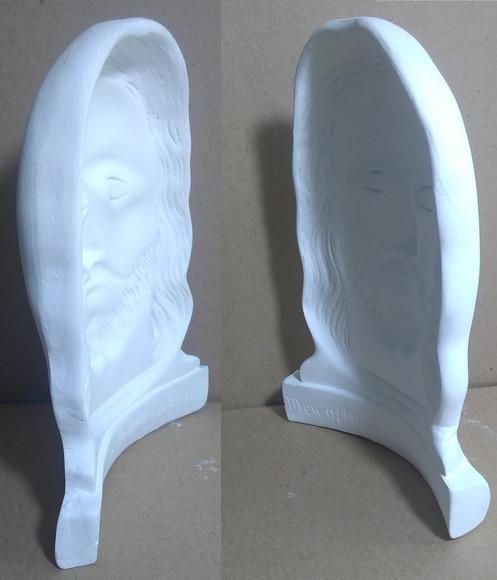 Imagem Rosto de Jesus Escultura Meu Olhar Te Acompanha Busto