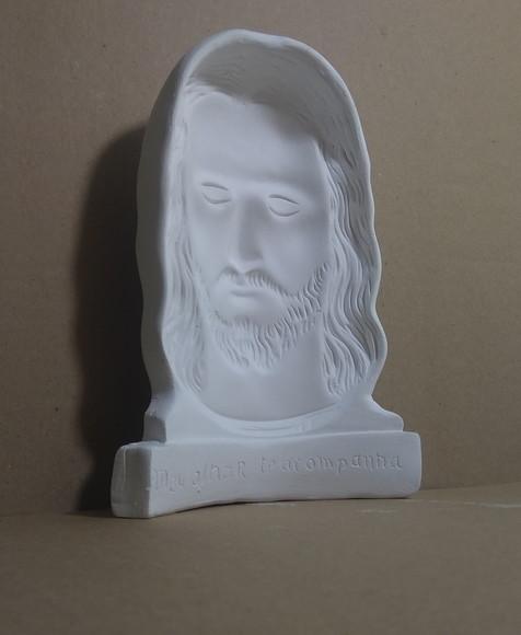 Imagem Rosto de Jesus Escultura Meu Olhar Te Acompanha Busto