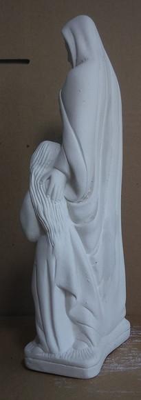 Imagem Santa Ana Escultura Santa Anna em Gesso Cru 29cm