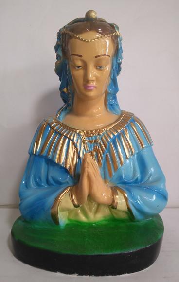 Imagem Santa Sara Escultura do Busto da Santa Sara Kali