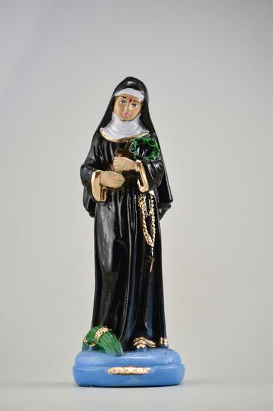 Imagem Santa Rita de Cassia Escultura Gesso Estatua Católica