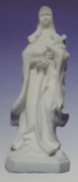 Imagem Santa Teresinha Escultura Santa Terezinha com 20cm