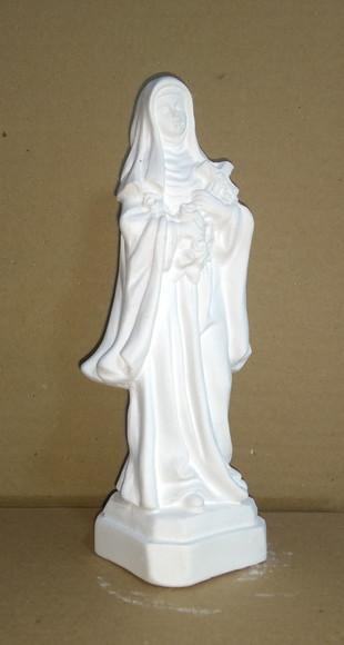 Imagem Santa Teresinha Escultura Santa Terezinha com 20cm