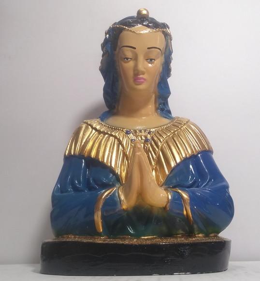 Imagem Santa Sara Escultura do Busto da Santa Sara Kali