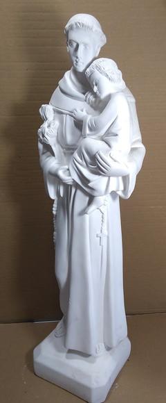 Imagem Santo Antonio Escultura Santo Antônio Grande em Gesso